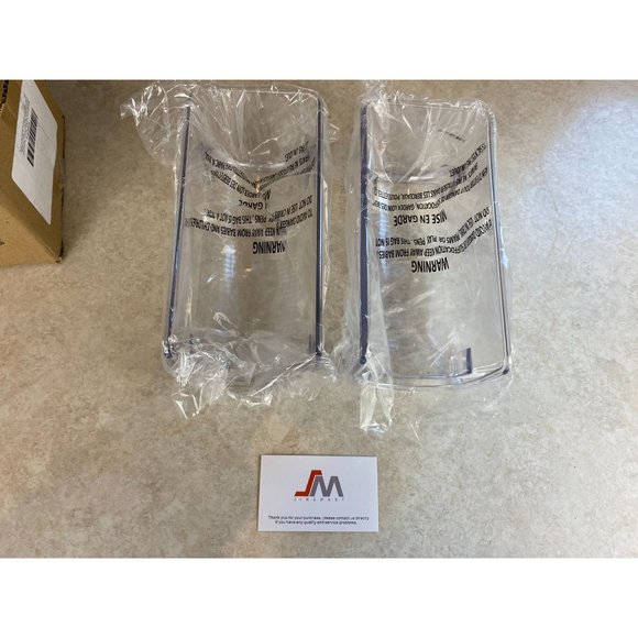 Jinamart Set of 2 Stackable Wine Storage Holders 8"L x 3.8"W x 4"H NEW - Picture 3 of 4